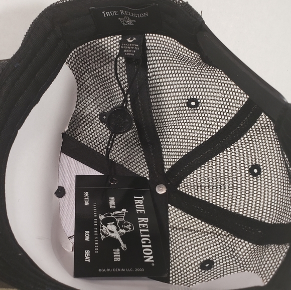 NWT Men's True Religion Camo Trucker Hat - Picture 5 of 6